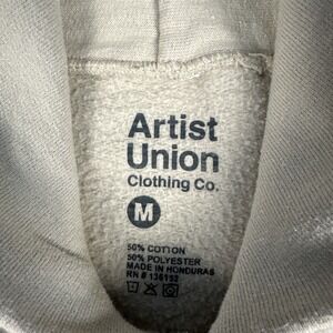 Cream Daydreamer Hoodie Large Artist Union Clothing Fleece Sweater Loungewear